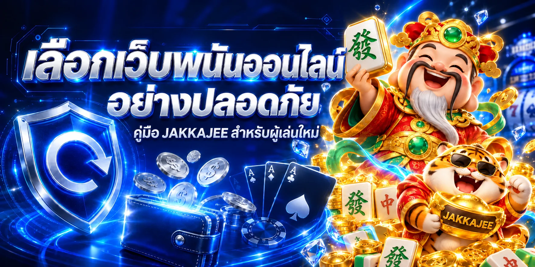 JAKKAJEE | คู่มือเลือกเว็บพนันออนไลน์ที่ปลอดภัย